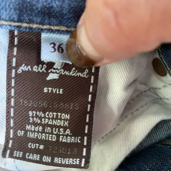 7️⃣Mens 7 for all mankind Bootcut Jeans - Picture 9 of 11
